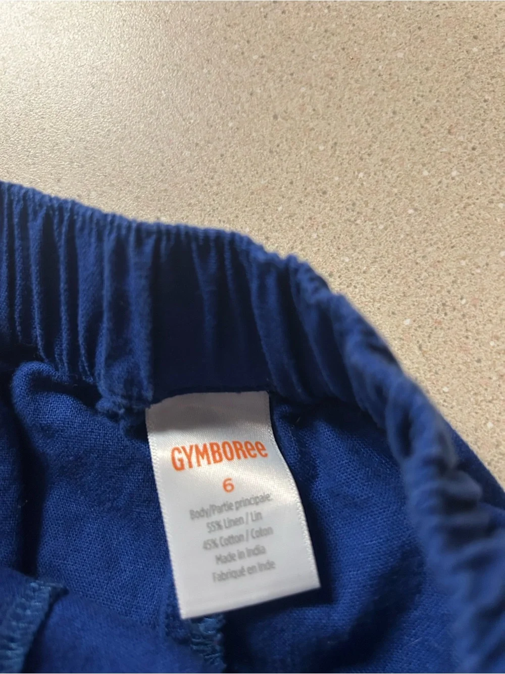 Gymboree Light Blue Embroidered Top with Royal Blue Pants